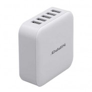 Hippo Penta Adaptor Charger 5 Port USB 10A (Free 5 Kabel + Pouch )